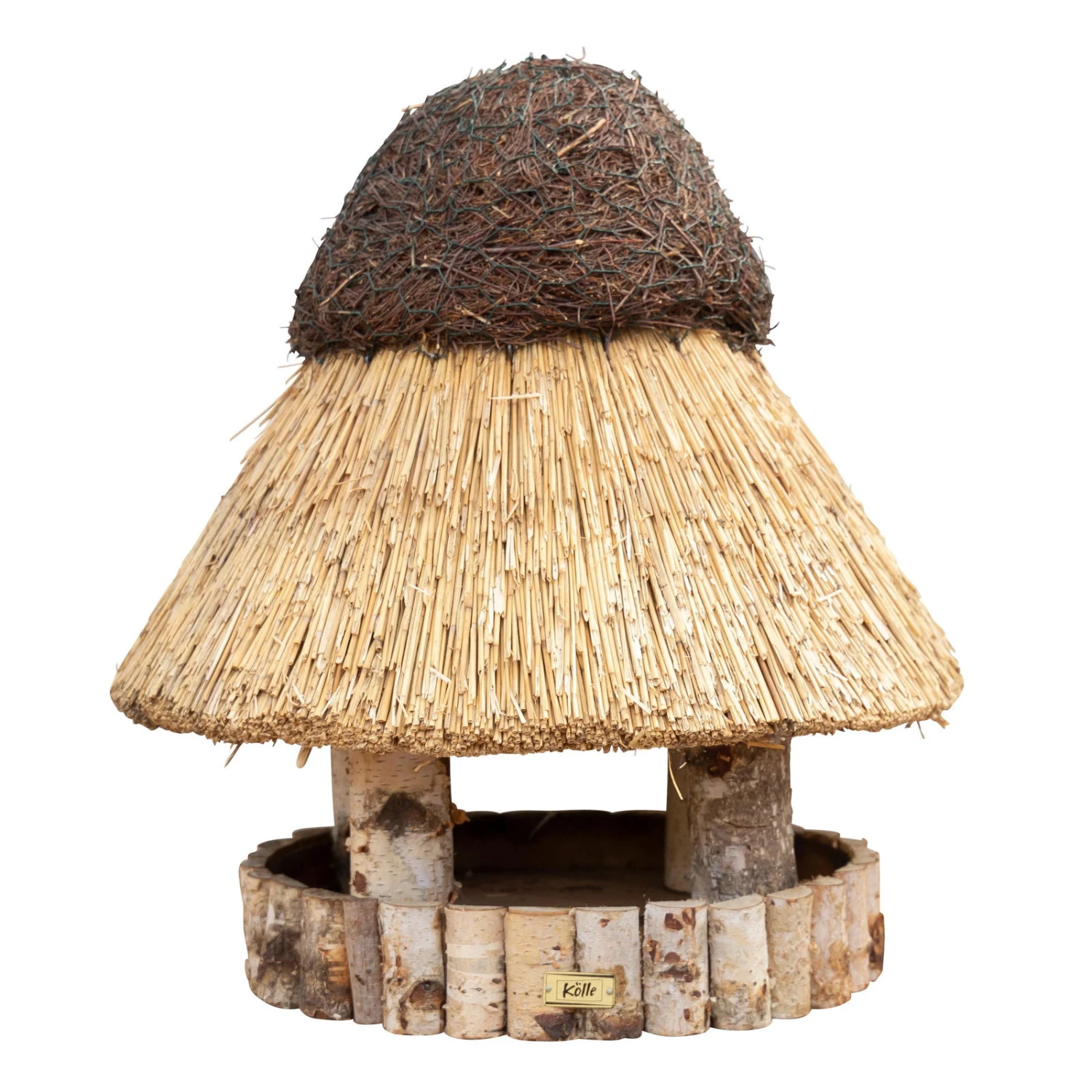 Kölle Vogelhaus „Föhr“ Klein Mit Reetdach, Birke Natur, 68 Cm Hoch 1 Kölle Vogelhaus „Föhr“ Klein Mit Reetdach, Birke Natur, 68 Cm Hoch