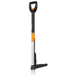 Fiskars SmartFit Teleskop-Unkraut-Stecher, Schwarz/orange, Länge 99-119 Cm -Bio Pflanzen Verkauf 0920100958 SmartFit Teleskop Unkrautstecher 6 105485