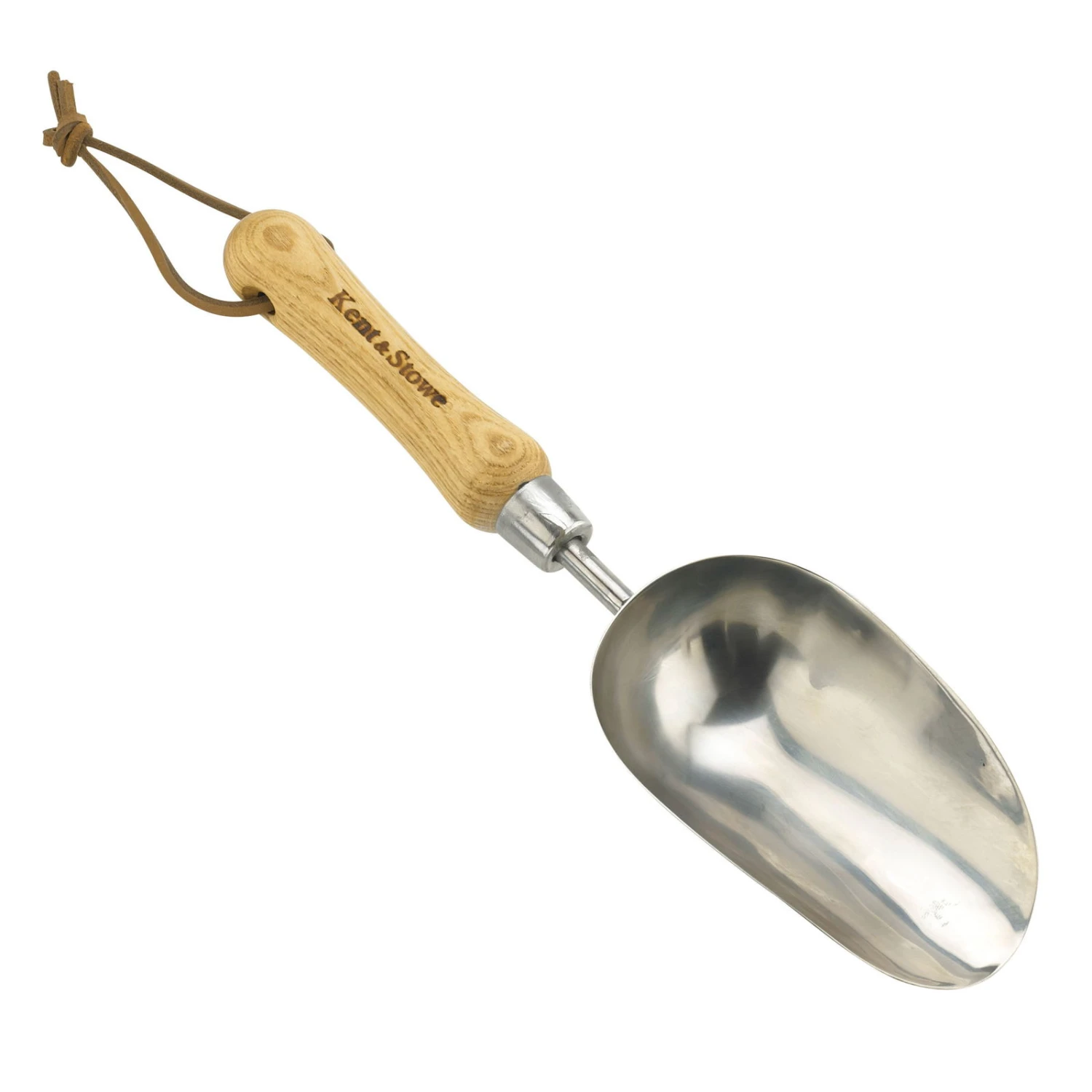 Pflanzschaufel, Edelstahl, Eschenholz 1 Pflanzschaufel, Edelstahl, Eschenholz