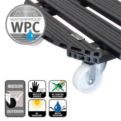 Multi Roller WPC, 120 Kg Tragkraft, Ca. 50 X 50 X 11 Cm 8 Multi Roller WPC, 120 Kg Tragkraft, Ca. 50 X 50 X 11 Cm -Bio Pflanzen Verkauf 0920600471 multi roller wpc anthrazit 5 116663