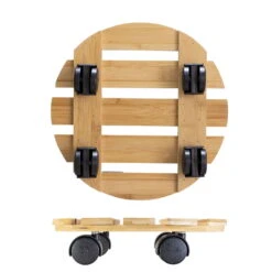 Multi Roller Bambus, 100 Kg Tragkraft, Ø 29 Cm -Bio Pflanzen Verkauf 0920600474 multi roller bambus hell 1 116673