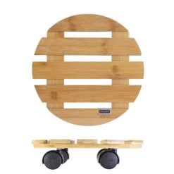 Multi Roller Bambus, 100 Kg Tragkraft, Ø 29 Cm -Bio Pflanzen Verkauf 0920600474 multi roller bambus hell 6 116668