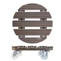 Multi Roller WPC, Tragkraft 150 Kg, Taupe, Ca. 11 X 39 X 39 Cm -Bio Pflanzen Verkauf 0920600508 multi roller wpc taupe 6 116698