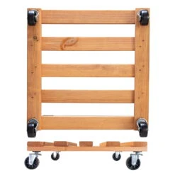 Multi Roller, Tragkraft 120 Kg, Hellbraun, Ca. 10 X 38 X 38 Cm -Bio Pflanzen Verkauf 0920600514multi roller kiefer kastanie 1 116715