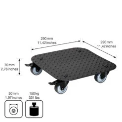 Pflanzenroller 'Alaska', Tragkraft 150 Kg, Anthrazit, Alu, 7 X 29 X 29 Cm 11 Pflanzenroller 'Alaska', Tragkraft 150 Kg, Anthrazit, Alu, 7 X 29 X 29 Cm -Bio Pflanzen Verkauf 0920600517 pflanzenroller alaska 4 116724