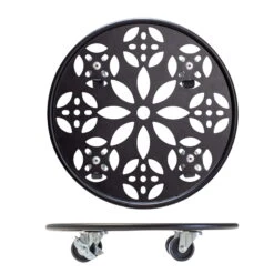 Pflanzenroller GH0936/0937, Tragkraft 100 Kg, Schwarz, Ø 30 Cm -Bio Pflanzen Verkauf 0920600520 pflanzenroller 6 116740