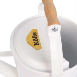 Zinkgießkanne Mit Holzgriff & Messingbrause, Weiß -Bio Pflanzen Verkauf 0930401407 0930401408 KB Zinkgiesskanne mit Holzgriff Messingbrause weiss 2 111490