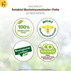 Solabiol Buchsbaumzünsler-Falle, Ausreichend Für Bis Zu 180 M² -Bio Pflanzen Verkauf 0950200723 Buchsbaumzuensler Falle fuer bis zu 180qm Flaeche 3 107234