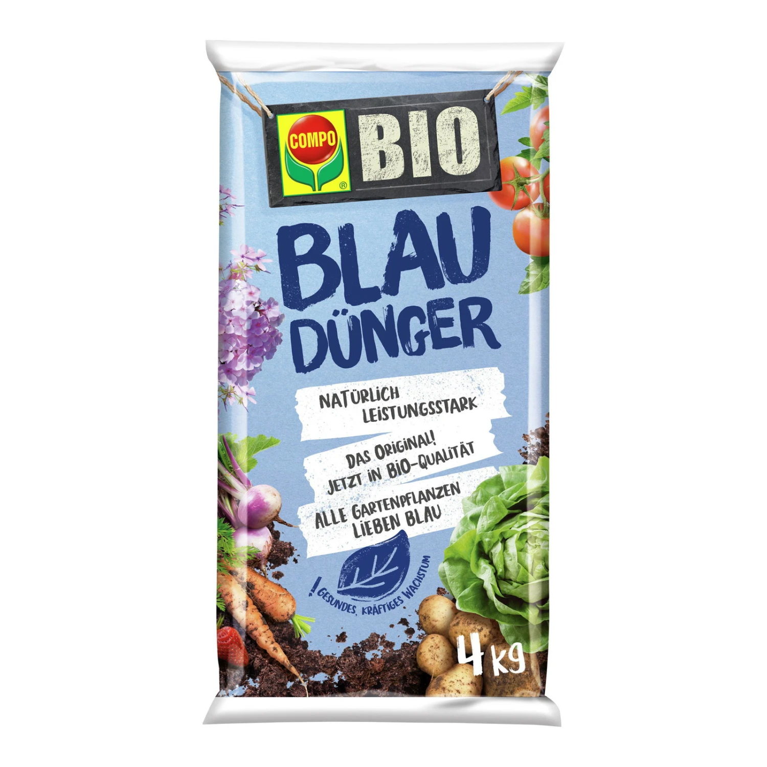 Compo Bio Blaudünger, 4 Kg 1 Compo Bio Blaudünger, 4 Kg