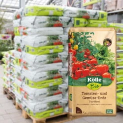 Tomaten- Und Gemüseerde Torffrei, 2400l, 120 Sack á 20 L, Palettenware
