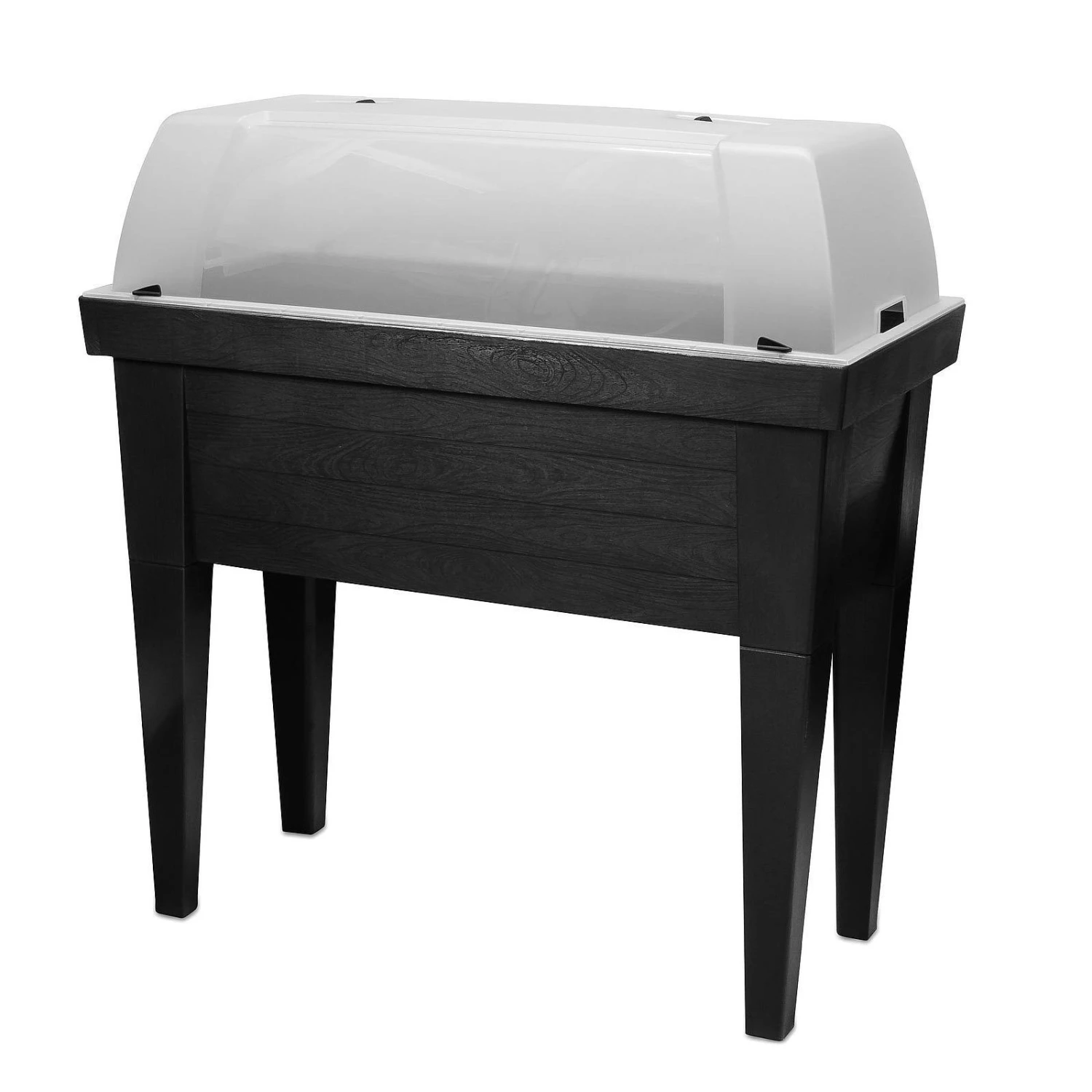 Hochbeet Mit Deckel, Anthrazit, Ca. 100 X 50 X 107 Cm 2 Hochbeet Mit Deckel, Anthrazit, Ca. 100 X 50 X 107 Cm – Bild 2