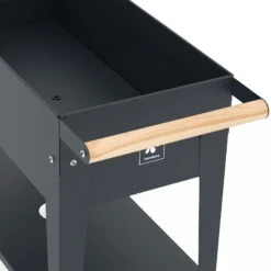 Hochbeet-Trolley Mit Rädern, Anthrazit, Metall, 75 X 35 X 80 Cm, 47 L -Bio Pflanzen Verkauf 0980250141 Urban Garden Trolly auf Raedern anthrazit 5 84497