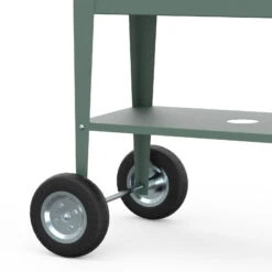 Hochbeet Urban Garden Trolley, Grün, 75 X 35 X 80 Cm -Bio Pflanzen Verkauf 0980250161 Urban Garden Trolley auf Raedern Oak Green 2 108097