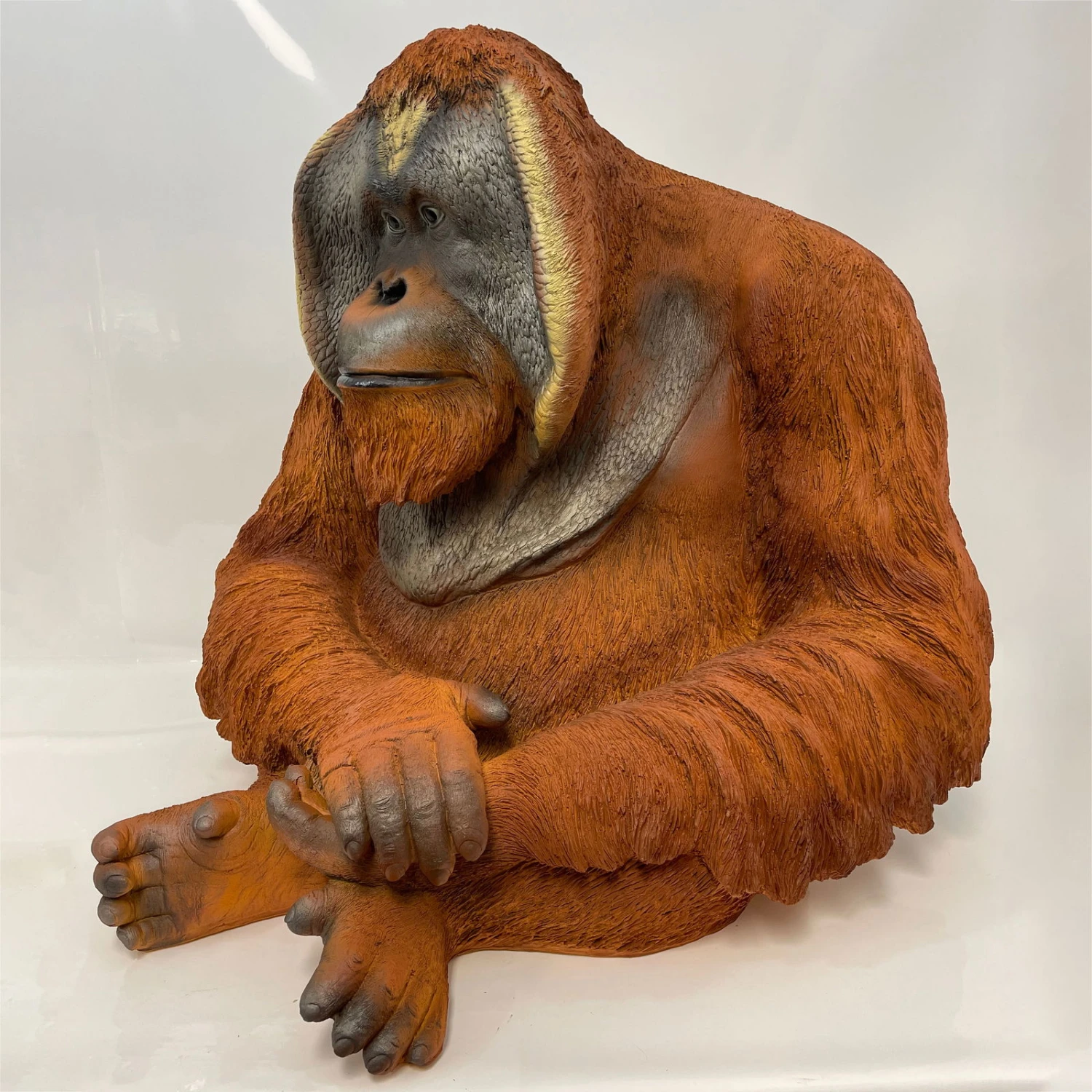 Orang-Utan, Braun, H 75 X B 80 X T 65 Cm 1 Orang-Utan, Braun, H 75 X B 80 X T 65 Cm