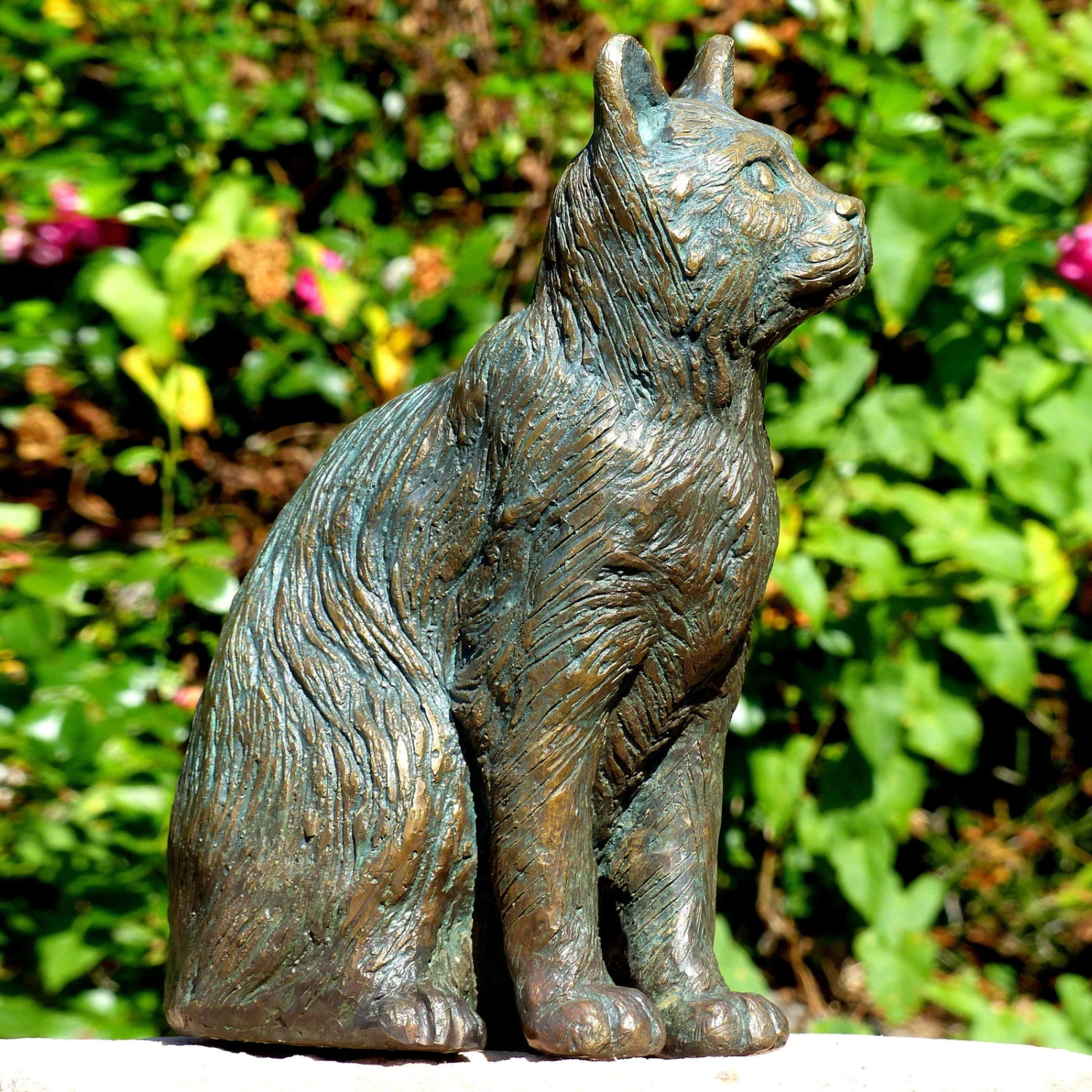 Rottenecker Bronze-Katze, Mittelgroß, Sitzend, 25 X 13 X 23 Cm 2 Rottenecker Bronze-Katze, Mittelgroß, Sitzend, 25 X 13 X 23 Cm – Bild 2