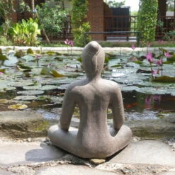 Steinguss Gartenornament 'Yoga', Natur, 26 X 18 X 31 Cm 7 Steinguss Gartenornament 'Yoga', Natur, 26 X 18 X 31 Cm -Bio Pflanzen Verkauf 0980306816 steinguss gartenornament yoga 4 123352