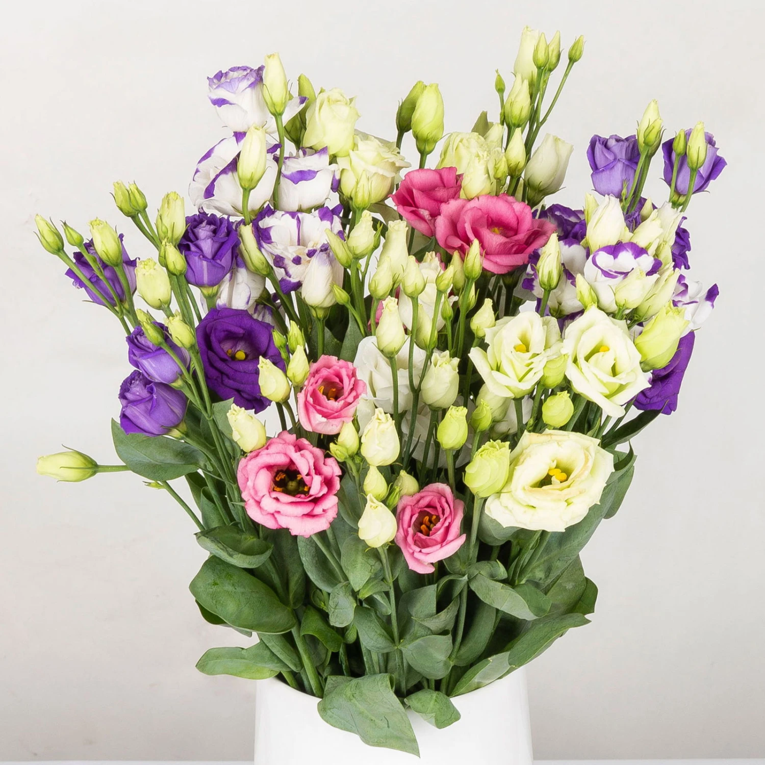 Gemischter Blumenbund 'Lisianthus' Inkl. Gratis Grußkarte 1 Gemischter Blumenbund 'Lisianthus' Inkl. Gratis Grußkarte
