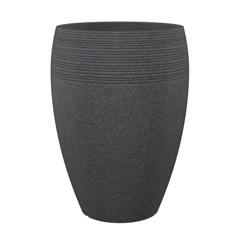 Pflanzgefäß Lineo High, Schwarz Granit, Ø 39 X H 54 Cm 1 Pflanzgefäß Lineo High, Schwarz Granit, Ø 39 X H 54 Cm