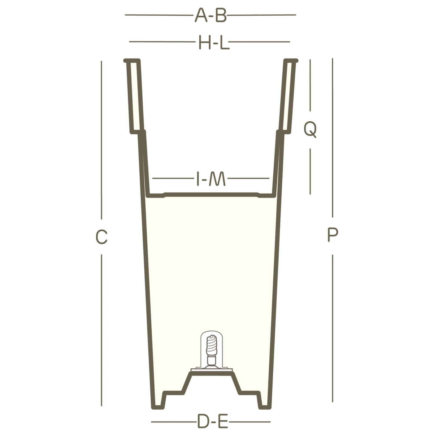 Pflanzkübel "Duo Quadro" Mit Pflanzeinsatz, Taupe, 37 Cm, Erdvol. 69 L 2 Pflanzkübel "Duo Quadro" Mit Pflanzeinsatz, Taupe, 37 Cm, Erdvol. 69 L – Bild 2