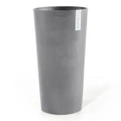 Pflanzgefäß 'Amsterdam Midi', Grau, Ø 34 X H 66 Cm