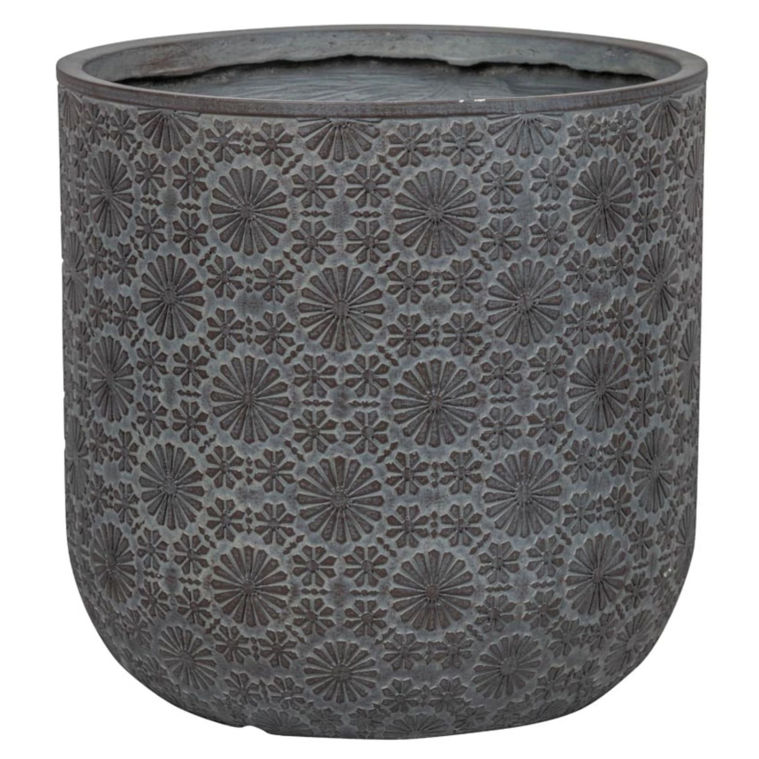 Pflanzgefäß 'Chester 02', Dunkelgrau 1 Pflanzgefäß 'Chester 02', Dunkelgrau
