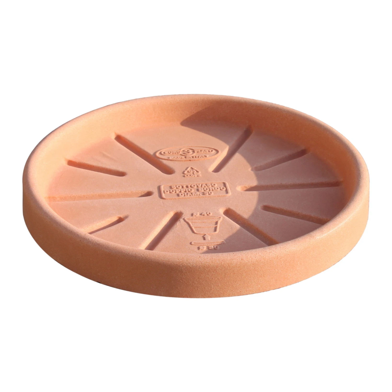 Euro 3 Plast Pflanzkübel Doppio Bordo Terra 1 Euro 3 Plast Pflanzkübel Doppio Bordo Terra