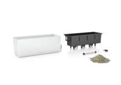 LECHUZA Balconera Color All-in-One-Set, Weiß, 50 X 19 X 19 Cm -Bio Pflanzen Verkauf 3230100764 Balconera Color50 AllinOneSet 50x19x19cm weiss Pflanzvol 8Ltr 2 17895