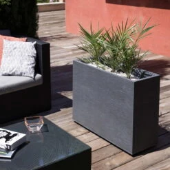 Pflanzkasten Graphit Crunch High, Anthrazit, L 78,5 X B 29,5 X H 60 Cm -Bio Pflanzen Verkauf 3230101030 Pflanzkasten Graphit Crunch High anthrazit L78 5xB29 5xH60cm 46Ltr 2 59186