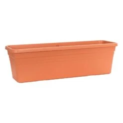 Blumen- & Bewässerungskasten 'Mediterran', Terra, L 60 X B 19,5 X H 17 Cm