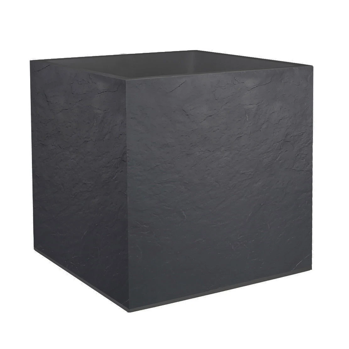 Pflanztrog 'Volcania Dado', Anthrazit, Kunststoff 1 Pflanztrog 'Volcania Dado', Anthrazit, Kunststoff