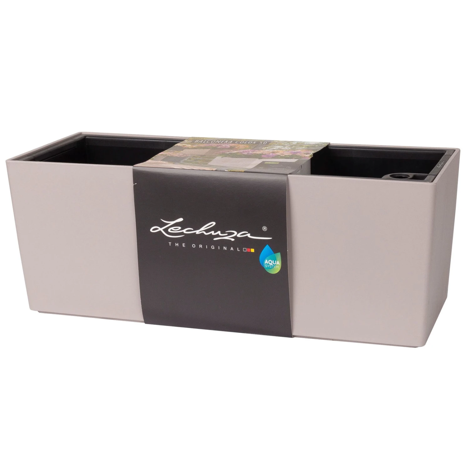 LECHUZA Balkonkasten 'Balconera Color 50', Sandbraun, 50 X 19 X 19 Cm 1 LECHUZA Balkonkasten 'Balconera Color 50', Sandbraun, 50 X 19 X 19 Cm