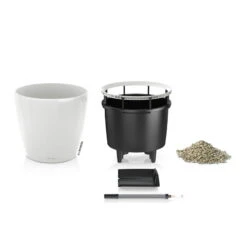 LECHUZA Classico Premium 28 LS, Weiß Hochglanz, All-in-One-Set, Ø 28 Cm, H:26 Cm 5 LECHUZA Classico Premium 28 LS, Weiß Hochglanz, All-in-One-Set, Ø 28 Cm, H:26 Cm -Bio Pflanzen Verkauf 3325100232 Classico Premium 43LS wei All in OneSet D43xH40cm RGB 2 7764