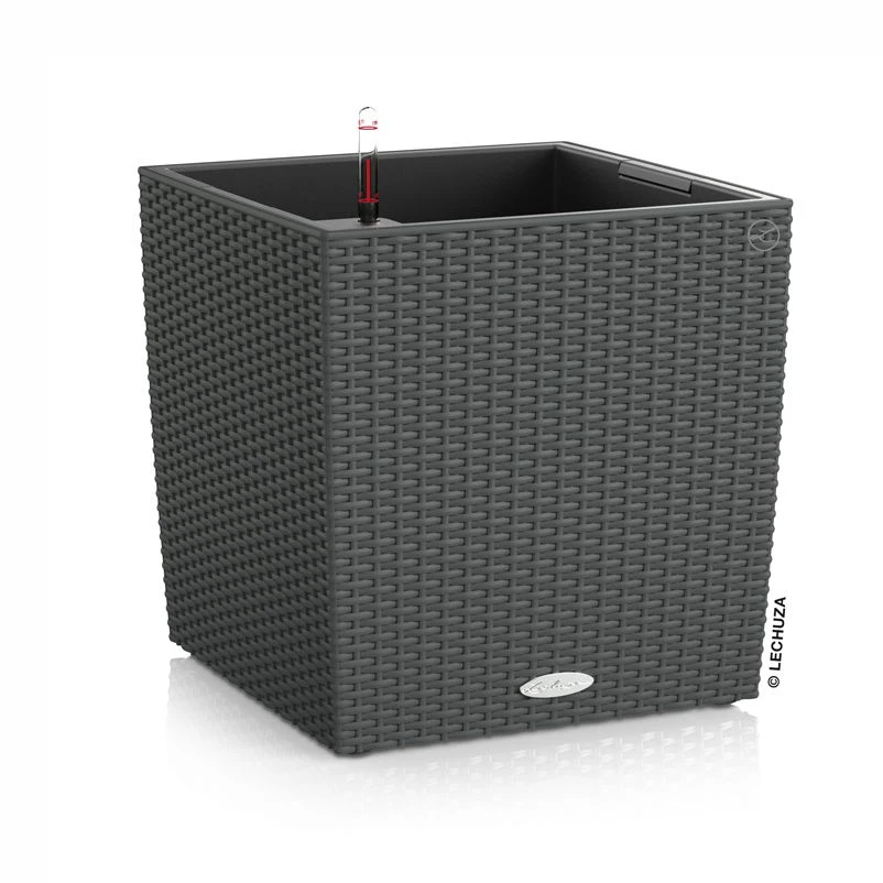 Lechuza Cube Cottage 40, Granit, All-in-One-Set 2 Lechuza Cube Cottage 40, Granit, All-in-One-Set – Bild 2