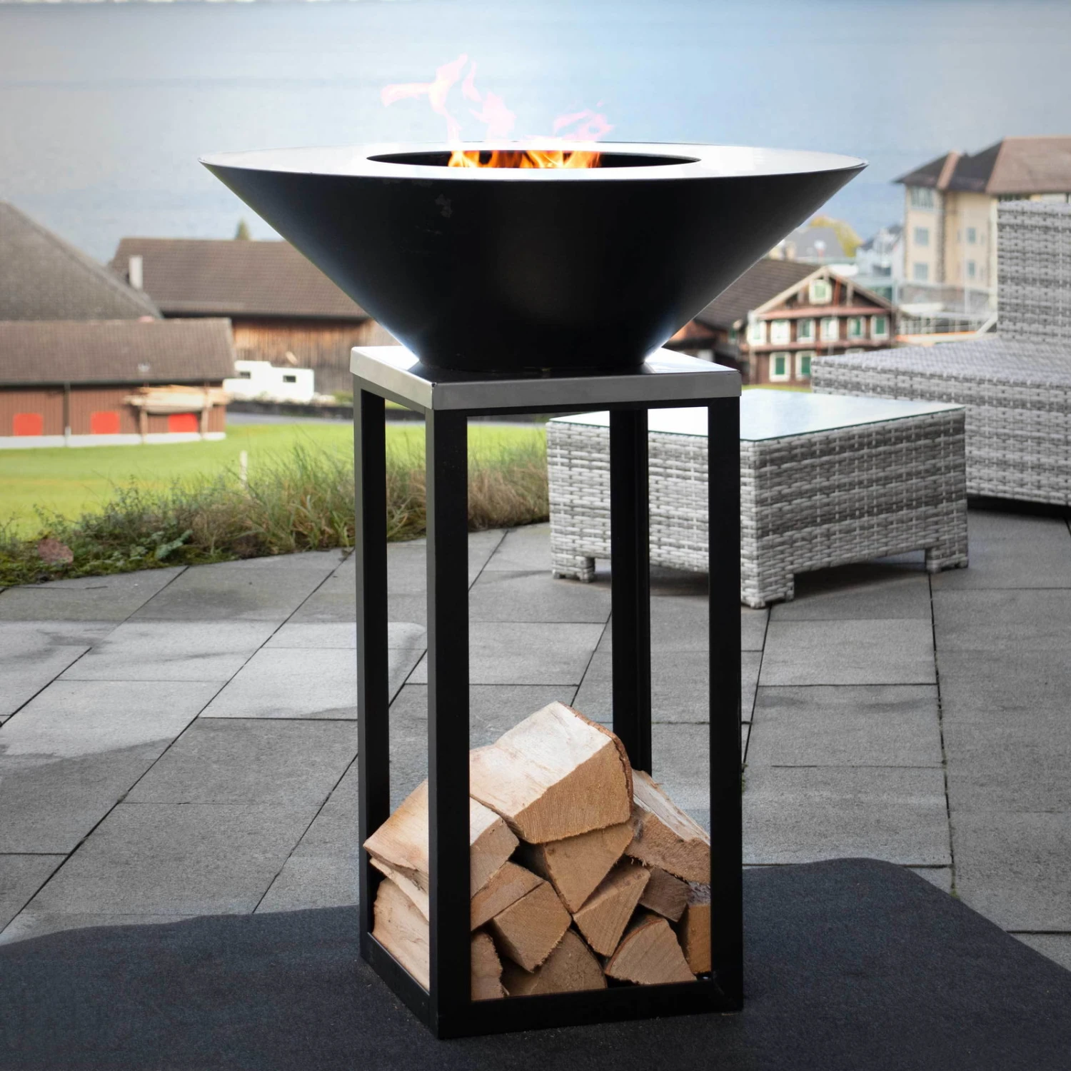 Feuerschale Fyro 80, Zweiteilig, 102 X 80 X 80 Cm 2 Feuerschale Fyro 80, Zweiteilig, 102 X 80 X 80 Cm – Bild 2