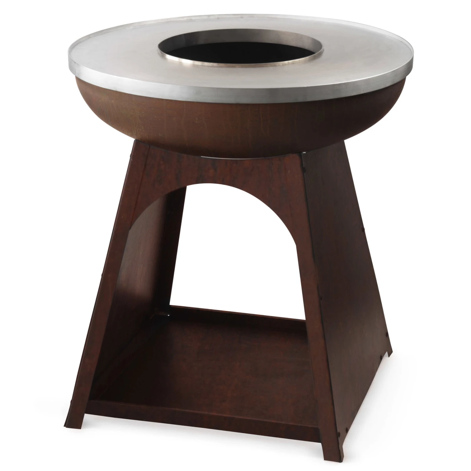 Feuerstelle 'TopUp', Rostoptik, Höhe 78 X Ø 75 Cm 2 Feuerstelle 'TopUp', Rostoptik, Höhe 78 X Ø 75 Cm – Bild 2