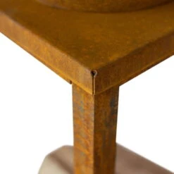 Edelstahl-Feuerstelle 'Fyro 80', Rost, 100 X 100 X 80 Cm -Bio Pflanzen Verkauf 3920100738 Feuerstelle Fyro 80 Rost Optik 2 125221