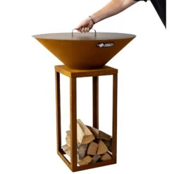 Metalldeckel Für Feuerstelle 'Fyro', Ø Ca. 80 Cm -Bio Pflanzen Verkauf 3920502247 Metalldeckel fuer Feuerstelle Fyro ca 80cm rund 4 119668