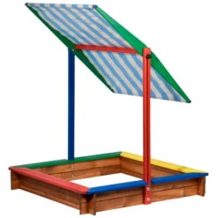 Sandkasten Inkl. Dach, Bunt, 120 X 120 X 120 Cm 9 Sandkasten Inkl. Dach, Bunt, 120 X 120 X 120 Cm -Bio Pflanzen Verkauf 3940100136 Sandkasten inkl Dach 4 106183