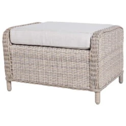 Kölle Geflecht-Sessel Jumbo Inkl. Hocker, Mit Auflage -Bio Pflanzen Verkauf 3950100895 Geflechtsessel Jumbo Koelle inkl Hocker rattanbraun inkl Auflage 09 47972