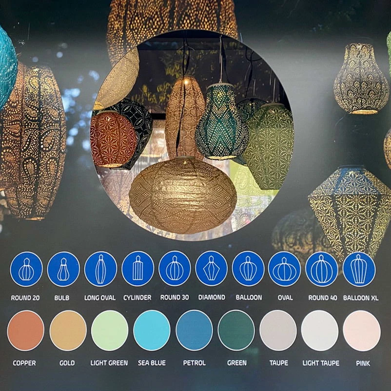 Solarlaterne 'Oval 40', Taupe, Ø 40 X 27 Cm 4 Solarlaterne 'Oval 40', Taupe, Ø 40 X 27 Cm – Bild 4