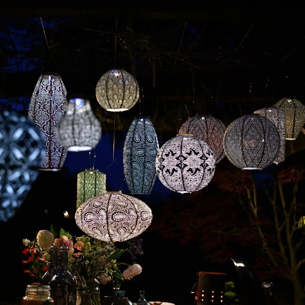 Solarlaterne 'Balloon XL', Helltaupe, Ø 35 X 50 Cm 12 Solarlaterne 'Balloon XL', Helltaupe, Ø 35 X 50 Cm – Bild 12