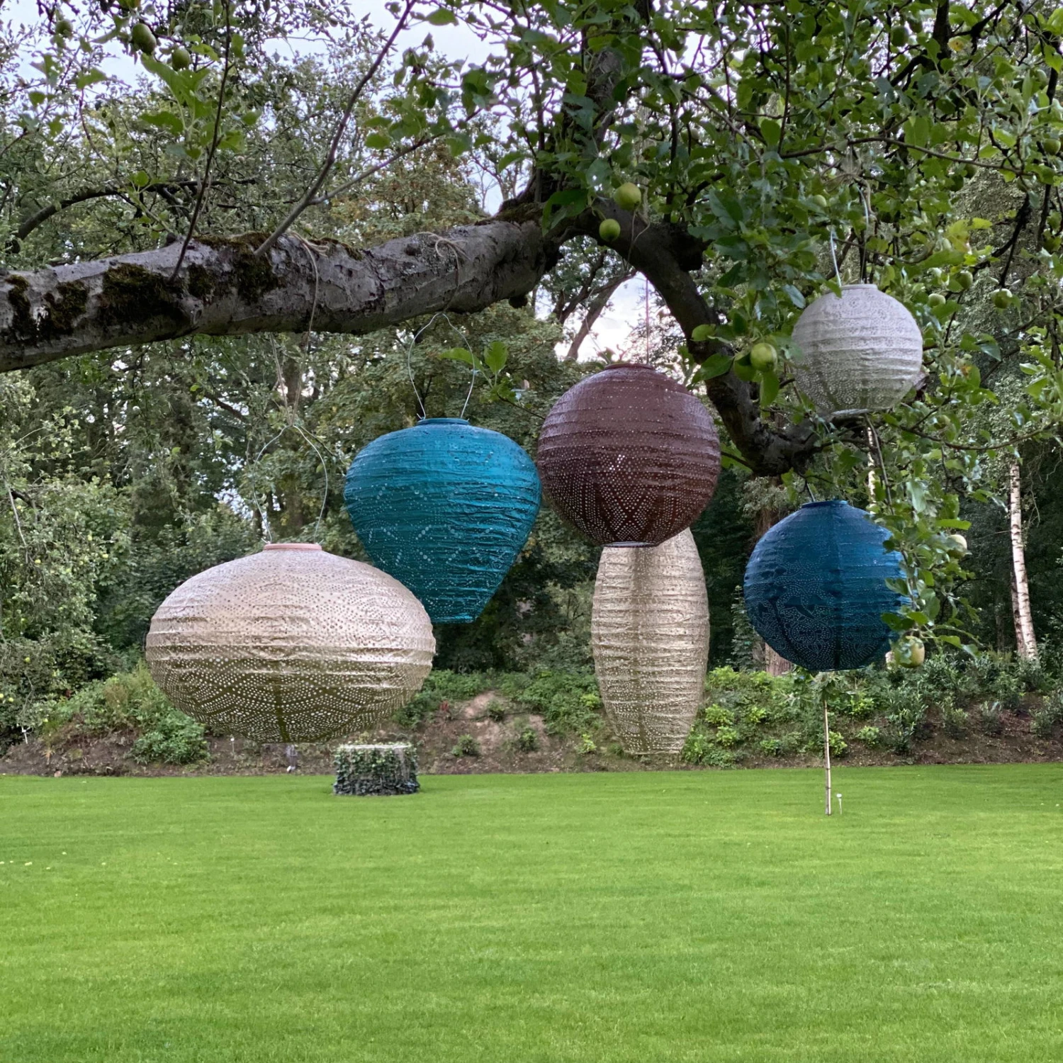 Solarlaterne 'Round 20', Grün, Ø 20 X 18 Cm 6 Solarlaterne 'Round 20', Grün, Ø 20 X 18 Cm – Bild 6