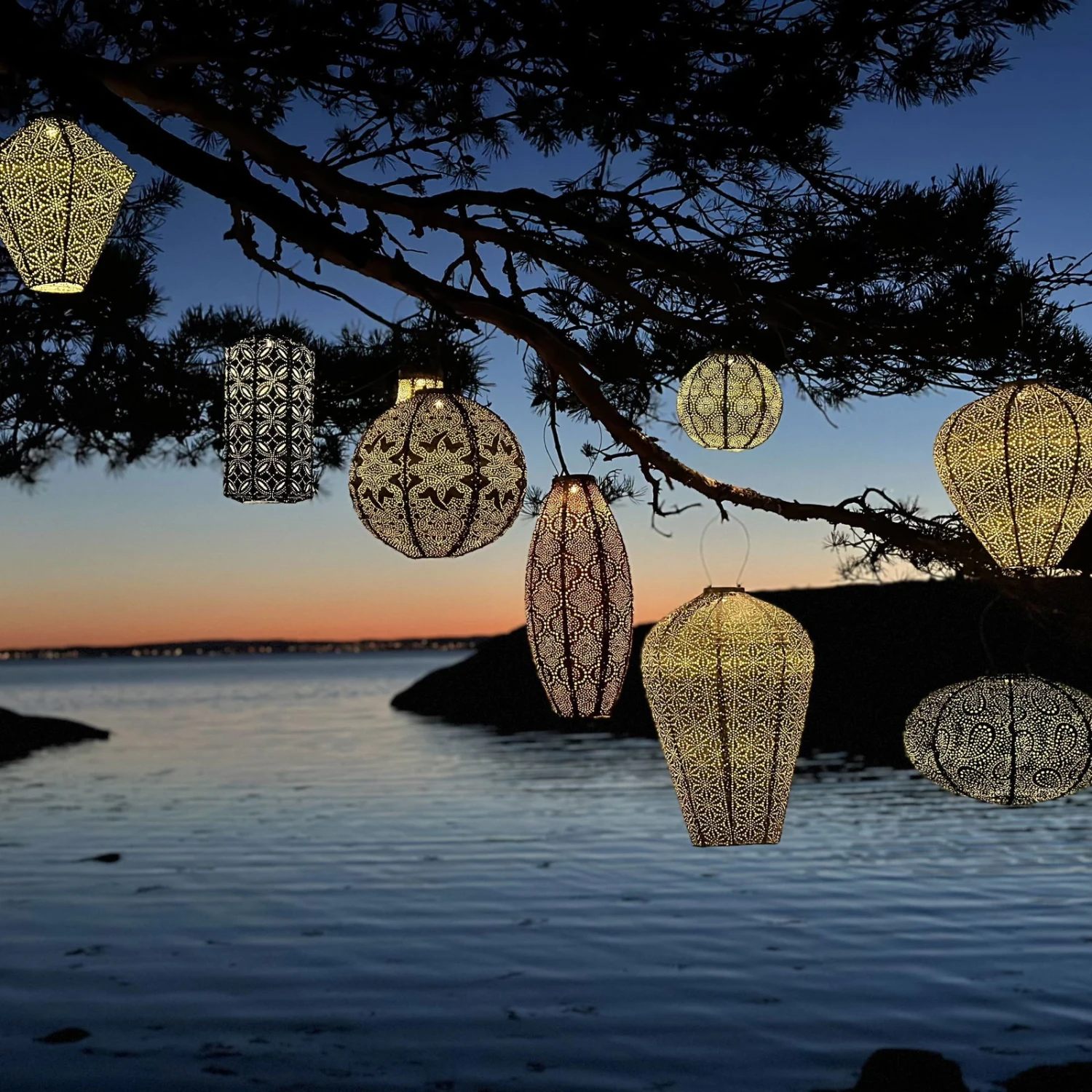 Solarlaterne 'Oval 40', Taupe, Ø 40 X 27 Cm 6 Solarlaterne 'Oval 40', Taupe, Ø 40 X 27 Cm – Bild 6